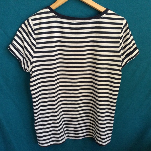 Tommy Bahama T-shirt Small Striped Orchids Floral Cotton Modal - Picture 6 of 12